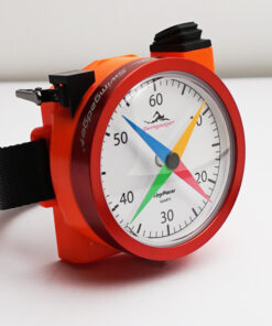 Orange Red Tiny Pacer with White Dial