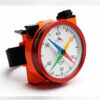 Orange with White Dial